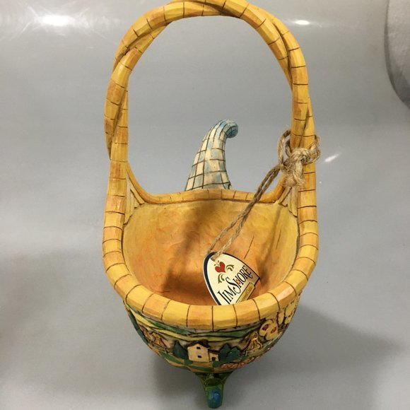 Jim Shore Horn of Plenty Thanksgiving Harvest Colorful Cornucopia 4008903 - Picture 10 of 15